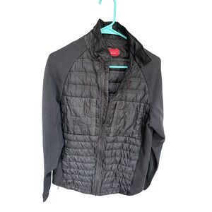 Nike Men Lightweight Puffer Jacket Full Zip Black Athletic Sportswear Size S